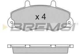 BREMSI BP2525 - B. PADS FORD TOURNEO FORD TRANSIT 100 FO