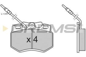 BREMSI BP2604 - B. PADS CITROEN ZX