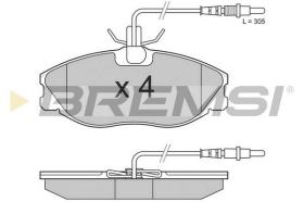 BREMSI BP2683 - B. PADS CITROEN XSARA PEUGEOT 306 PEUGEO