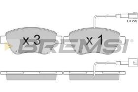 BREMSI BP2942 - B. PADS FIAT STILO