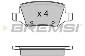 BREMSI BP2983 - B. PADS MERCEDES A 150 MERCEDES A 180