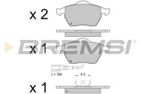  BP2984 - B. PADS AUDI A3 (I) AUDI S3 QUATTRO AUDI