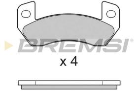 BREMSI BP3003 - B. PADS LIGIER AMBRA LIGIER BE UP LIGIER