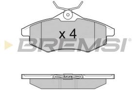 BREMSI BP3008 - B. PADS CITROEN C2 CITROEN C3