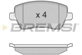 BREMSI BP3026 - B. PADS NISSAN MICRA RENAULT CLIO III RE