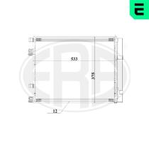 ERA 667197 - CONDENSADOR,AIRE ACONDICIONADO