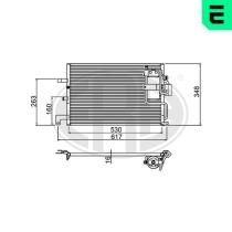 ERA 667208 - CONDENSADOR,AIRE ACONDICIONADO