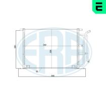 ERA 667206 - CONDENSADOR,AIRE ACONDICIONADO