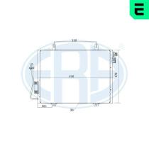 ERA 667214 - CONDENSADOR,AIRE ACONDICIONADO