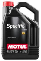 MOTUL 102209 - SPECIFIC RN 0720 5W30 5 L.