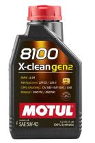 MOTUL 109761 - 8100 X-CLEAN GEN2 5W40 1 L.