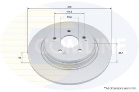 COMLINE ADC4083 - DISCO FRENO