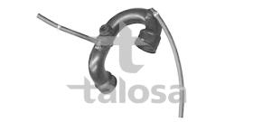 TALOSA 6615015 - TURBO HOSE RENAULT CLIO, 98- DACIA