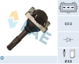 FAE 80387 - BOBINA DE ENCENDIDO