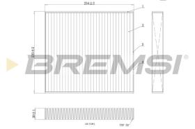 BREMSI FC0177C - FILTRI ABITACOLO - CABIN FILTER