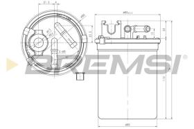 BREMSI FE0780 - FILTRO CARBURANTE - FUEL FILTER