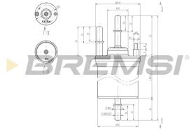  FE0392 - FILTRO CARBURANTE - FUEL FILTER