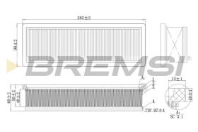 BREMSI FA0220 - FILTRI ARIA - AIR FILTER