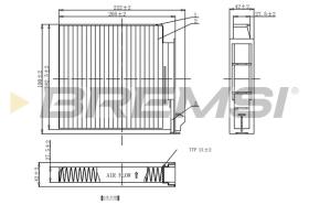 BREMSI FC0093 - FILTRI ABITACOLO - CABIN FILTER