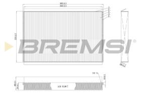 BREMSI FC0857 - FILTRI ABITACOLO - CABIN FILTER