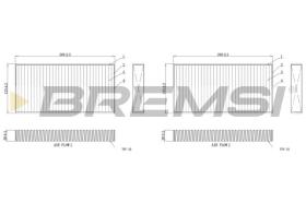 BREMSI FC0859C - FILTRI ABITACOLO - CABIN FILTER