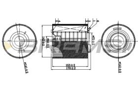 BREMSI FA0538 - FILTRI ARIA - AIR FILTER