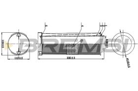 BREMSI FA0541 - AIR FILTER MERCEDES-BENZ