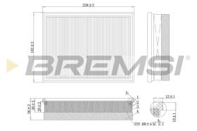 BREMSI FA0557 - AIR FILTER OPEL, PEUGEOT, CITROEN, DS