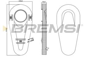 BREMSI FA0566 - AIR FILTER BMW