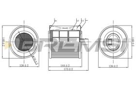 BREMSI FA0624 - AIR FILTER OPEL