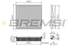  FA0654 - AIR FILTER RENAULT, NISSAN, OPEL