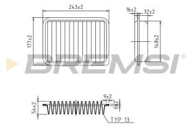  FA1024 - AIR FILTER TOYOTA