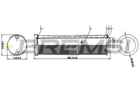 BREMSI FA1056 - AIR FILTER MERCEDES-BENZ