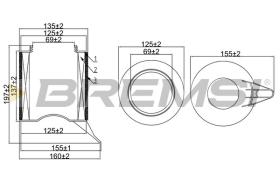 BREMSI FA1061 - AIR FILTER BMW