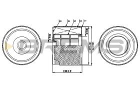 BREMSI FA1070 - AIR FILTER AUDI