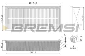 BREMSI FA1121 - AIR FILTER MERCEDES-BENZ