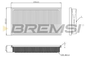 BREMSI FA1127 - AIR FILTER TOYOTA, LEXUS