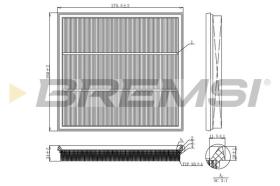 BREMSI FA1131 - AIR FILTER BMW