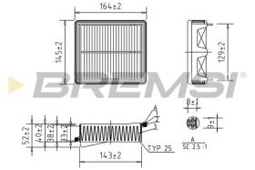 BREMSI FA1135 - AIR FILTER HONDA