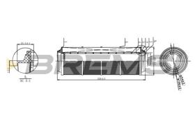 BREMSI FA1143 - AIR FILTER MERCEDES-BENZ