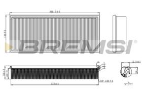 BREMSI FA1156 - AIR FILTER FORD, LTI