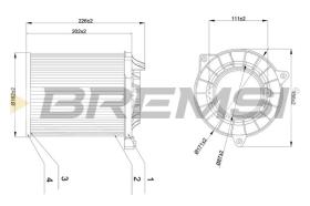 BREMSI FA1178 - AIR FILTER MASERATI