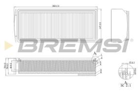 BREMSI FA1205 - AIR FILTER BMW, ALPINA