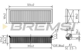  FA1616 - AIR FILTER RENAULT