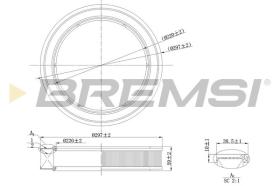 BREMSI FA2132 - AIR FILTER SUZUKI