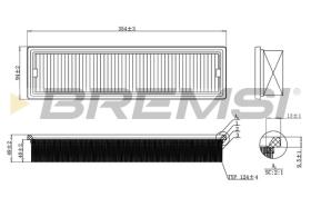 BREMSI FA2289 - AIR FILTER FORD