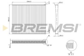 BREMSI FC0079C - CABIN FILTER ALFA ROMEO