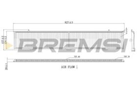 BREMSI FC0085A - CABIN FILTER BMW, ALPINA