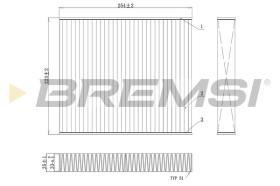 BREMSI FC0103 - CABIN FILTER VW, AUDI, SEAT, SKODA