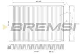  FC0410 - CABIN FILTER AUDI